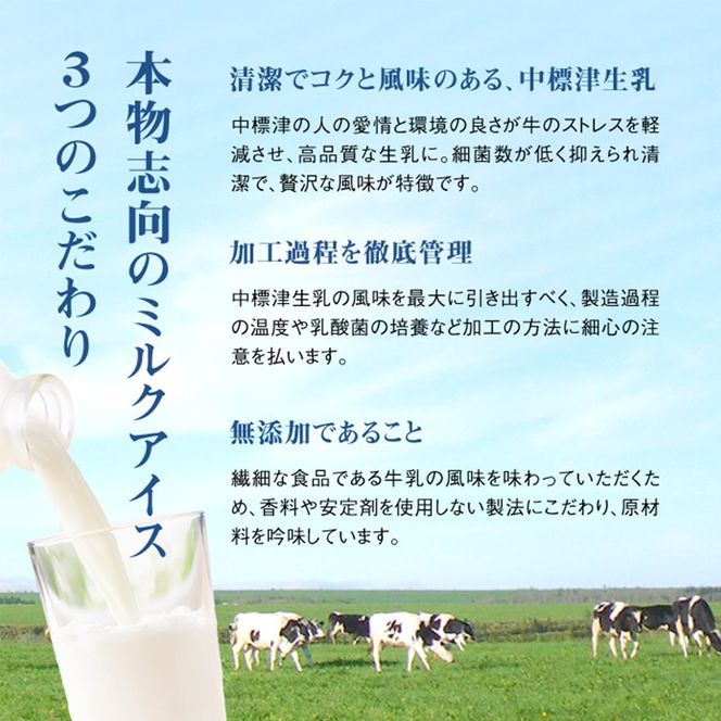 【定期便：全3回】【無添加】北海道 アイスクリーム3種×10個（ミルク・紅茶・抹茶）とフローズンヨーグルト×2個セット【1104603】