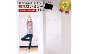 お風呂でも使える！【割れないミラー A2サイズ3枚セット／手提げ袋付き】