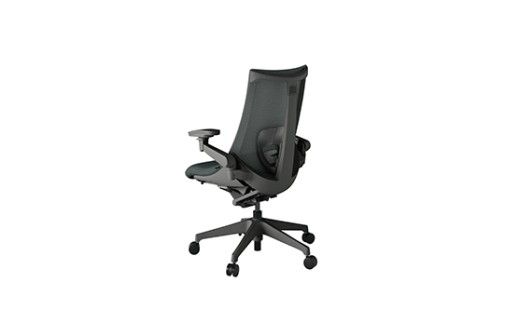 イトーキ アクト2 ダークグレー オフィスチェア【メッシュ・ハイバック/日本製】ゲーミングチェア(KJ457JVW2C3CF)【EI190W】