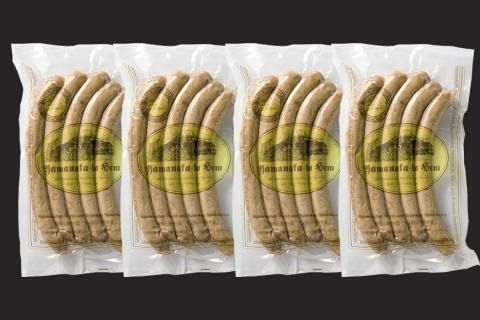 【山中湖ハム 無添加ソーセージ】豚肉と塩、ハーブ香辛料だけで作った無添加ソーセージ/800ｇ FAB003