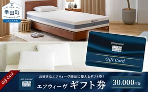 エアウィーヴ ギフト券 3万円券 | 1枚 エアウィーブ ギフトカード 商品券 ギフト3万円 寝具 人気 おすすめ 割引 チケット クーポン 優待券 割引券