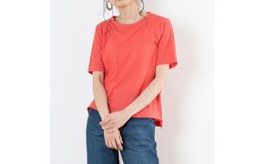 レディースカットソー 半袖 ローズピンク L 312011_CS002VC08