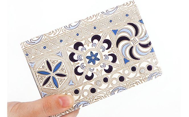 パスカードホルダー 錦紗 紫 文庫屋大関 名刺入れ パスケース カードホルダー 定期入れ 革製品 革小物 大容量 ファッション小物 定期券入れ Suica入れ パスモケース 日用品 雑貨 東京 東京都 墨田区