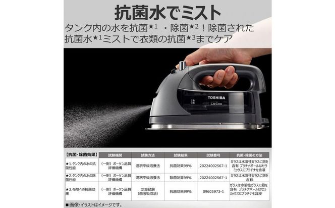 東芝 アイロン コードレス パワフルスチーム TA-FDX970(K) 141305_KV13