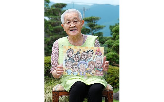 似顔絵　3名（バストアップ） 絵画 インテリア 