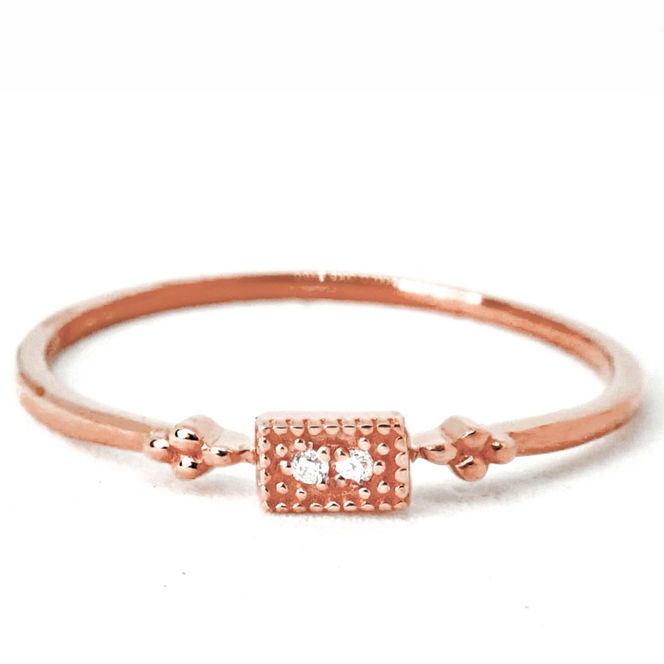 K18PG ダイヤモンドリング 0.01CT　RADR-4947DI-R 188-117