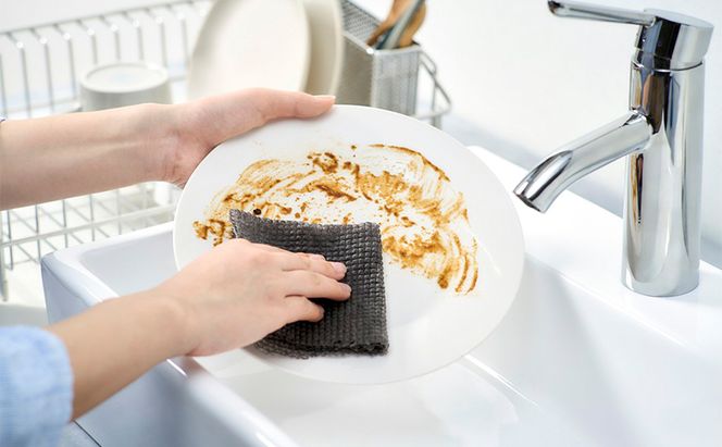 キッチンクロス【50枚×4個】スクラブクロス SC-R50G アイリスオーヤマ 使い捨て グレー 布巾 ふきん シンク キッチン 掃除 雑貨 日用品 