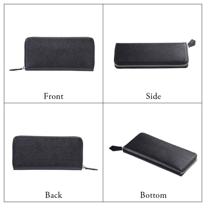 【豊岡財布】 craftsmanship　バレキRFウォレット（CW001）（ブラック）