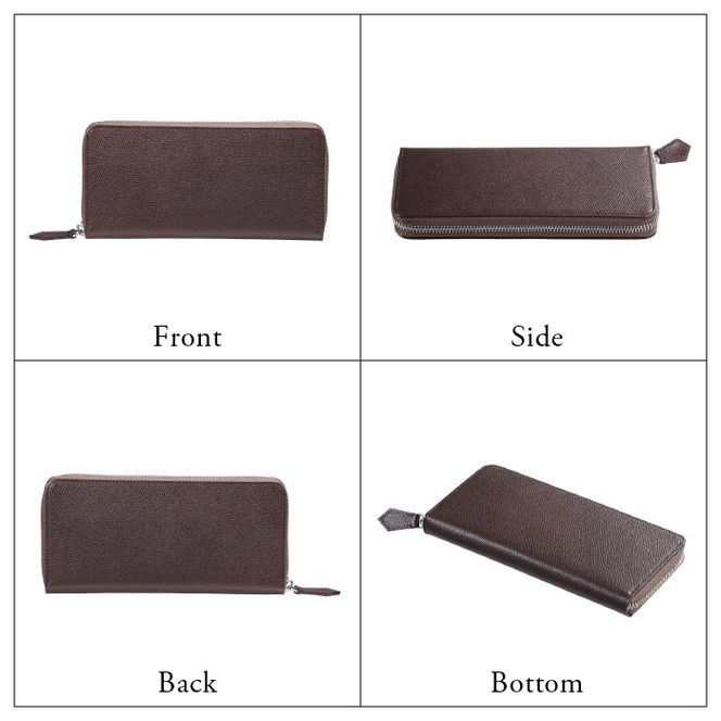 【豊岡財布】 craftsmanship　バレキRFウォレット（CW001）（チョコ）