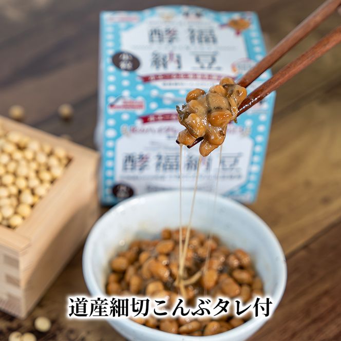 「なかいさんちの手造り納豆」酵福納豆(40g×3パック) 計8個 