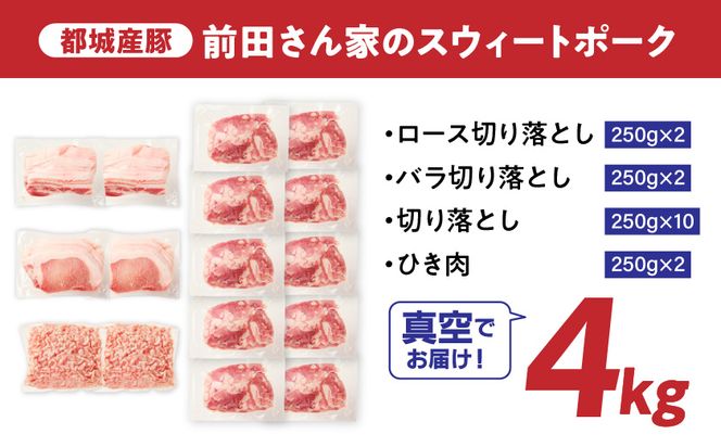 「前田さん家のスウィートポーク」肉肉肉4kgセット(真空)_AC-89-002-4kg-s