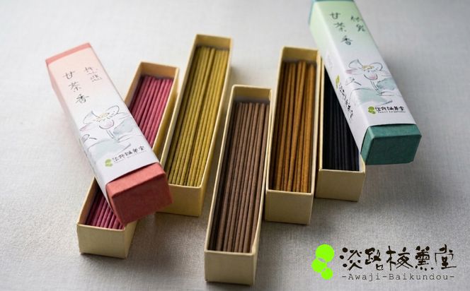 淡路梅薫堂の本場淡路島のお香(お線香)～仏様のご馳走甘茶香～