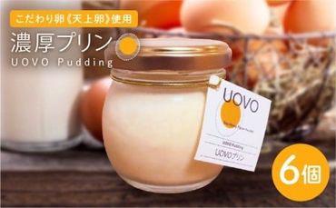 UOVO プリン ◆ 6個 セット ◆ [糸島市][株式会社おおはまファーム] 