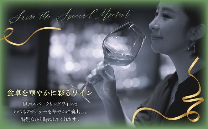 北海道 伊達スパークリングワイン 750ml 1本 2024年産 限定醸造 スパークリングワイン ワイン 葡萄 ぶどう ブドウ 醸造 ヴィンテージ 白ワイン お酒 酒 アルコール 発泡酒 シャルドネ ピノ・ノワール 晩酌