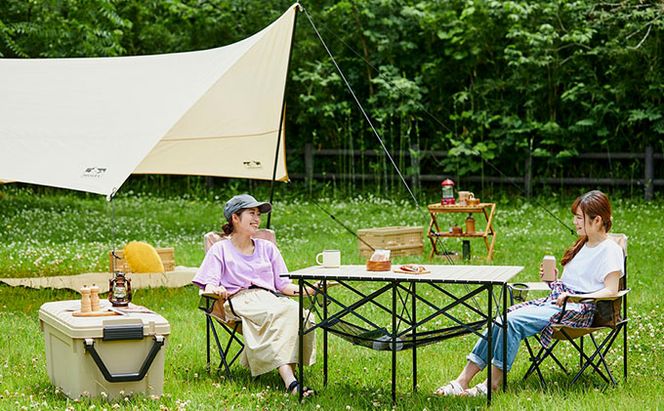 ウッドグレインテーブル WGT-1100 ナチュラル テーブル 折りたたみ アウトドア キャンプ キャンプ用品 収納付き ローテーブル ハイテーブル 持ち運び コンパクト ピクニック バーベキュー アイリスオーヤマ 