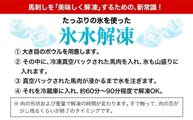 【3ヶ月定期便】馬刺し 赤身 馬刺し 500g【純 国産 熊本 肥育】たっぷり タレ付き 生食用 冷凍《お申込み月の翌月から出荷開始》送料無料 国産 絶品 馬肉 肉 ギフト 定期便---gkt_fjs100x5tei_24_42000_mo3---