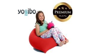 Yogibo Pyramid Premium（ヨギボー ピラミッド プレミアム）＜レッド＞【ビーズクッション ビーズ 座椅子 椅子 クッション ビーズソファー ビーズソファ 新生活 プレゼント インテリア 家具 ベッド ゲーム】-[G777-20]