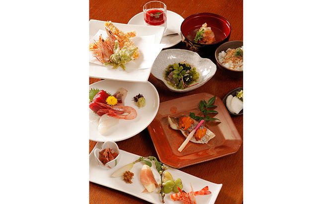 呵呵おまかせコース（月コース）　お食事券（2名様用） チケット 