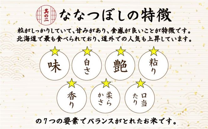 R7年産 新米 伊達武者ななつぼし5kg 無洗米 お米 ごはん 北海道米【55251008】