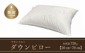 AA019　ダウンピロー（アウトラスト）　羽毛枕大型サイズ　５０ｃｍ×７０ｃｍ　日本製