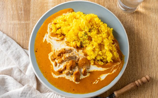 【テレビで話題！】雲仙しまばら鶏 の バターチキンカレー 12食 / カレー かれー ばたーちきんかれー 冷凍 湯煎 / 南島原市 / それでもカレーが食べたくて[SFY007]