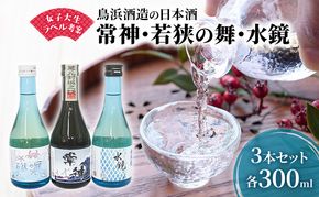 女子大生がラベル考案の鳥浜酒造の日本酒3種3本（300ml×3本）