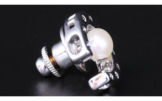 【 数量限定 】 ピン ブローチ アクセサリー ジュエリー レディース シルバー パール 記念 ギフト 贈り物 [BU005us]