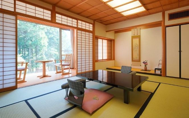 【平日限定】和風館「雅楽司」　1泊2食付きペア宿泊券 ayma0003