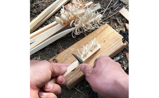 Bushcraft knife feather65　野外携帯ナイフ