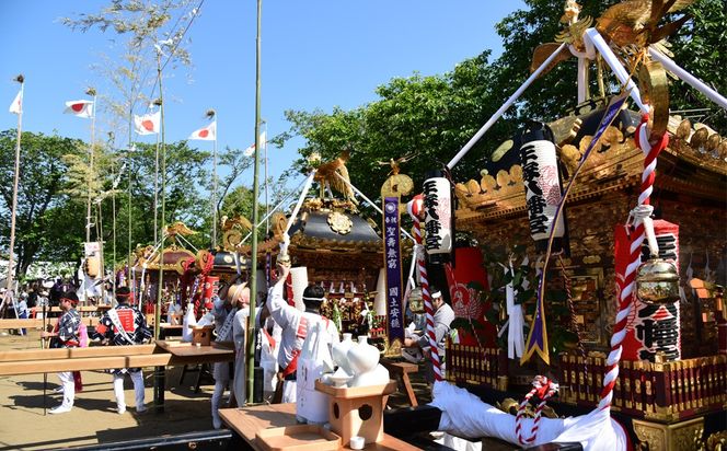 159-2012-03　5月5日（火）限定日帰りガイドツアー千年の歴史を伝える相模国府祭を訪ねる。（老舗松月のお弁当付）参加券（メールにて送信）