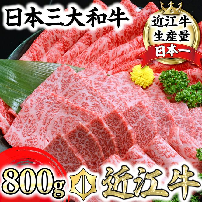 【げんさん】近江牛A5ランク焼肉・すき焼セット【800g】【DG11W】