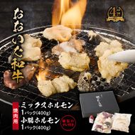 【秘伝のタレ付】おおいた和牛 ミックス・小腸ホルモン 各400g_2679R 焼肉 バーベキュー BBQ ミシュラン 高級店
