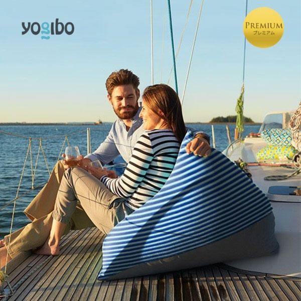 【終了】Yogibo Zoola Pyramid Premium（ヨギボー ズーラ ピラミッド プレミアム）＜マリーン＞-[G794-5]