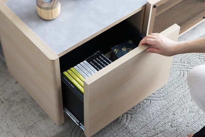 【東馬家具】シルト 180TV 175シェルフセット NA【TVボード リビング 国産 ふるさと納税】(H060701)