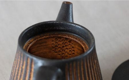鉄釉 ポット 1個 糸島市 / 醇窯 やきもの お茶 急須 [AOE009] 醇窯 高須健太郎 陶器 うつわ 器 やきもの 食器 ポット 急須