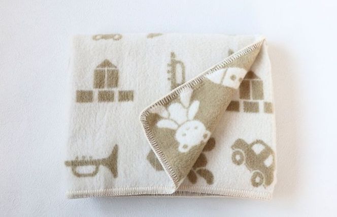 G2024 【オーガニックコットン100%】泉州南部織/あったか起毛ベビーブランケット＜スピード発送＞