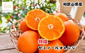 特選 セミノールオレンジ 3kg+200g(補償分)　【2027年4月上旬～5月下旬頃に順次発送予定】【ard802A】