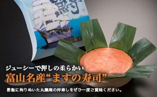 【射水市】【射水のおいしい食品】【魚介】ます二重桶　ます寿し ※翌日配達可能エリア(北陸、関東、中部、近畿地方)のみ