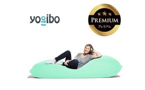 Yogibo Max Premium（ヨギボー マックス プレミアム）＜ミント＞【ビーズクッション ビーズ 座椅子 椅子 クッション ビーズソファー ビーズソファ 新生活 プレゼント インテリア 家具 ベッド ゲーム】-[G772-17]