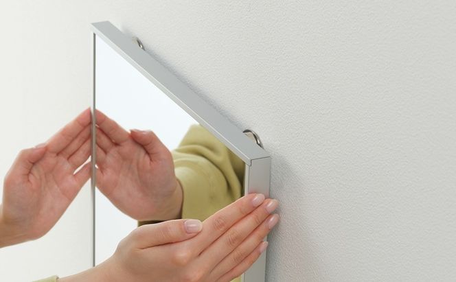 軽くて割れないフィルムミラー マグネットタイプ KWM-50160M 鏡 割れない 貼る マグネット 全身 姿見 割れない鏡 おしゃれ ミラー 全身鏡 軽量 スリム 薄型 ダンス 賃貸 アイリスオーヤマ フィルムミラー 防災 地震 対策ロッカー 玄関 かがみ