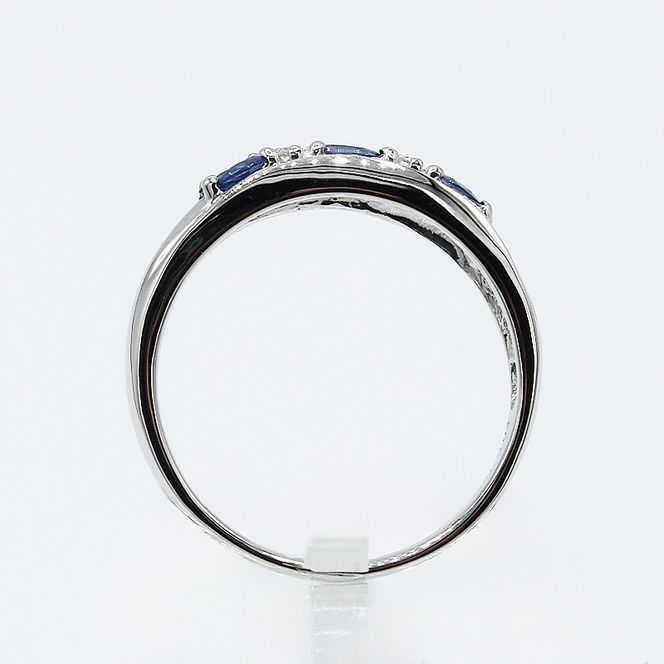 サファイア リング 0.5ct Pt900　(12527)指輪 リング サファイア プラチナ ダイヤモンド ジュエリー アクセサリー 山梨県 甲斐市 BR-75