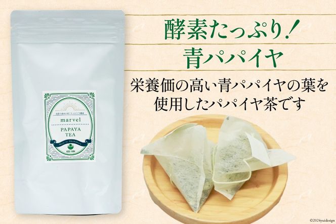 AI132 パパイヤ茶 ティーパック 2g×16包 [ ティーバッグ 茶 お茶 健康 美容 酵素 抗酸化 コウセイプランニング 長崎県 島原市 ]