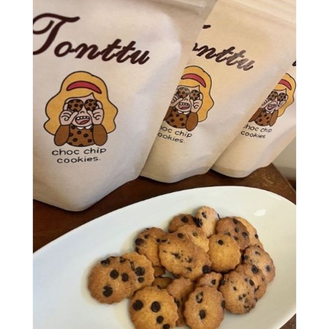 クッキー チョコチップ ホワイトチョコ セット 50枚 Tonttu 焼き菓子 洋菓子 チョコレート スイーツ おやつ 手作り ハンドメイド バター サクサク ティータイム 紅茶 コーヒー