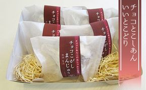 チョコとこしあんが絶妙 チョコこがしまんじゅう ５個 和菓子 饅頭 
