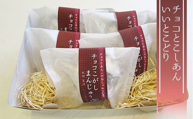 チョコとこしあんが絶妙 チョコこがしまんじゅう ５個 和菓子 饅頭 