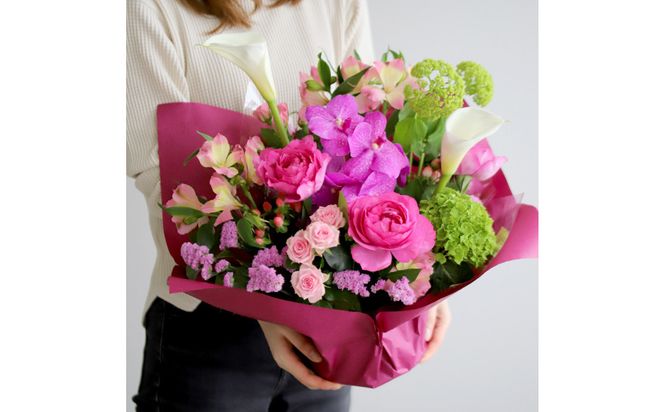 【母の日】華やかに贈るおまかせアレンジメント ※北海道・沖縄・離島への配送不可 313726_BC039