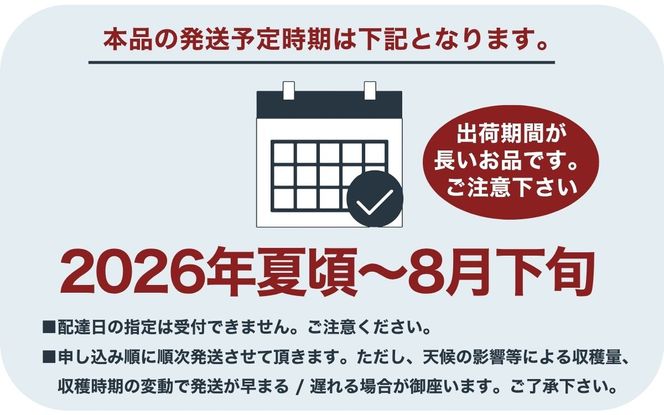 【来年2026年出荷分 先行予約】朝もぎ直送!『山梨県産　桃』約5～8玉 約2kg規格箱入り【高機能共選機使用】選び抜かれた桃《 もも 》　山梨県産 モモ  [2026年から値上げ予定]【tab0182-2026】