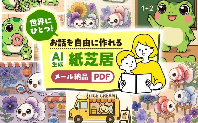 ＼世界でひとつ／ AI 紙芝居 【メール納品】 AI 紙芝居 愛西市 / 株式会社プロスパージャパン[AEAK012]