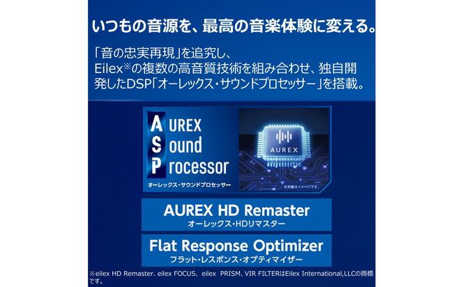 AUREX CD/FMワイヤレススピーカーシステム サウンドプロセッサー搭載 AX-XSS100(K) 141305_KV170