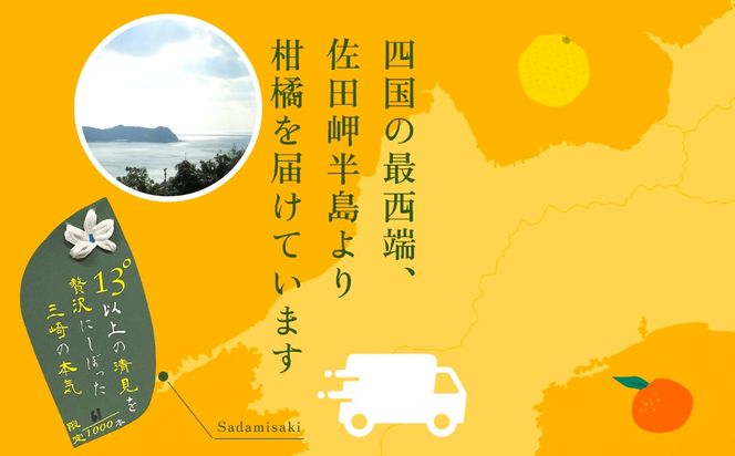 【先行予約】【シリアルナンバー付きプレミアム】【数量限定】「令和7年度産」限定100セット 三崎の本気 清見ジュース2本セット 糖度13℃以上（2027年6月上旬より順次発送予定） IKTBD004